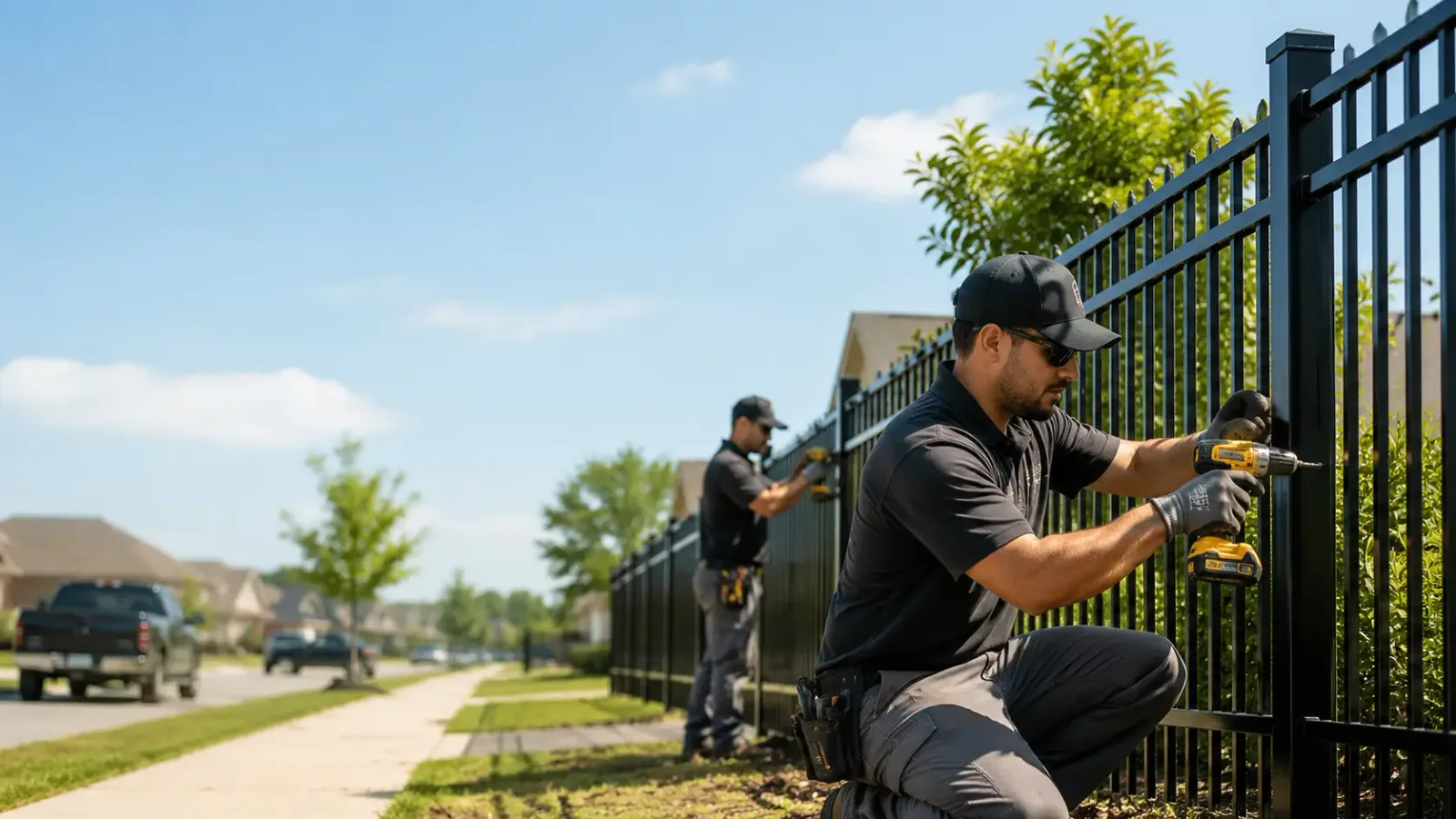Metal Fence Installation in Rockwood, TX